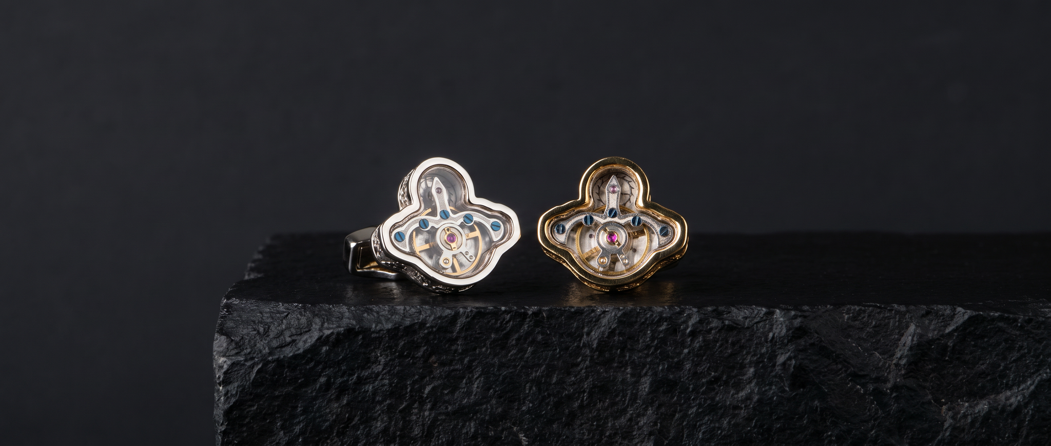 Handmade silver cufflinks