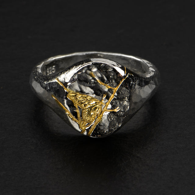 Silver & Gold Ring - METAMORPHOSIS