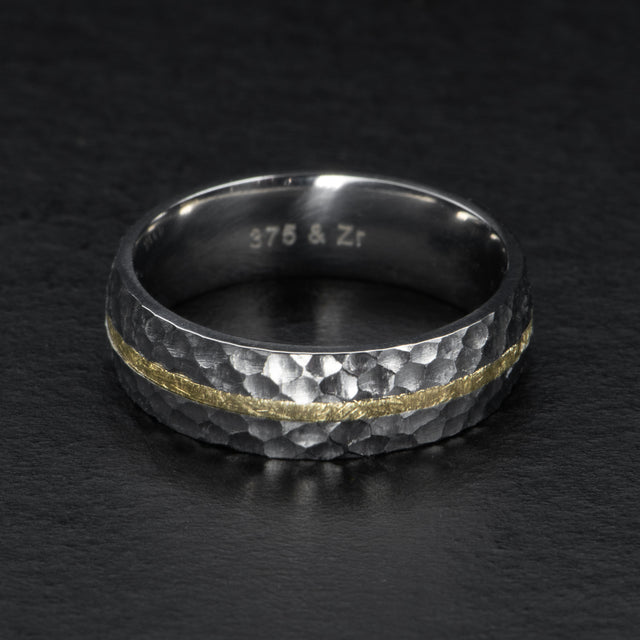 18K Hammered Band - ORE