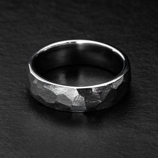 5mm Hammered Band - REFRACTION