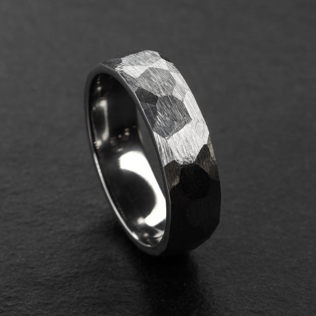 5mm Hammered Band - REFRACTION