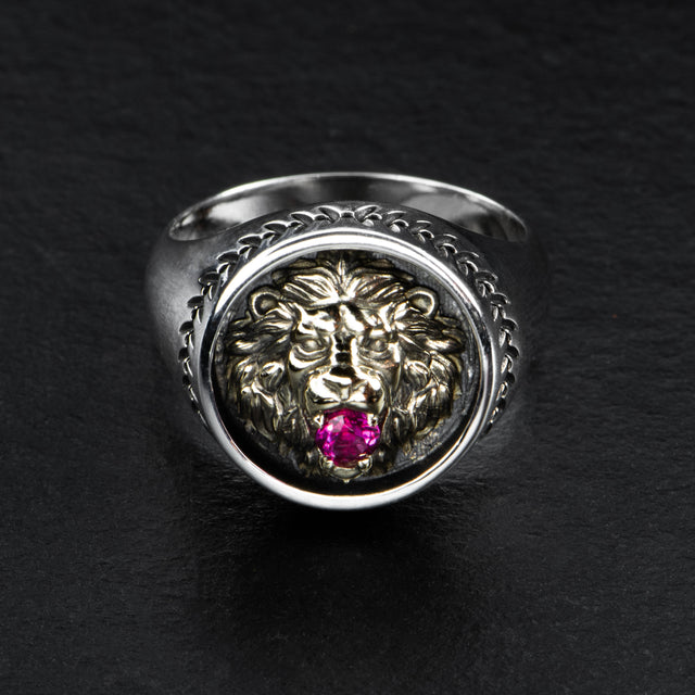Lion Ruby Ring - CUSTODIAN - AHW Studio