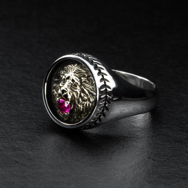 Lion Ruby Ring - CUSTODIAN - AHW Studio