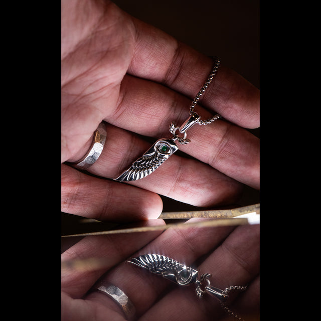 Emerald Pendant - SERAPH - AHW Studio