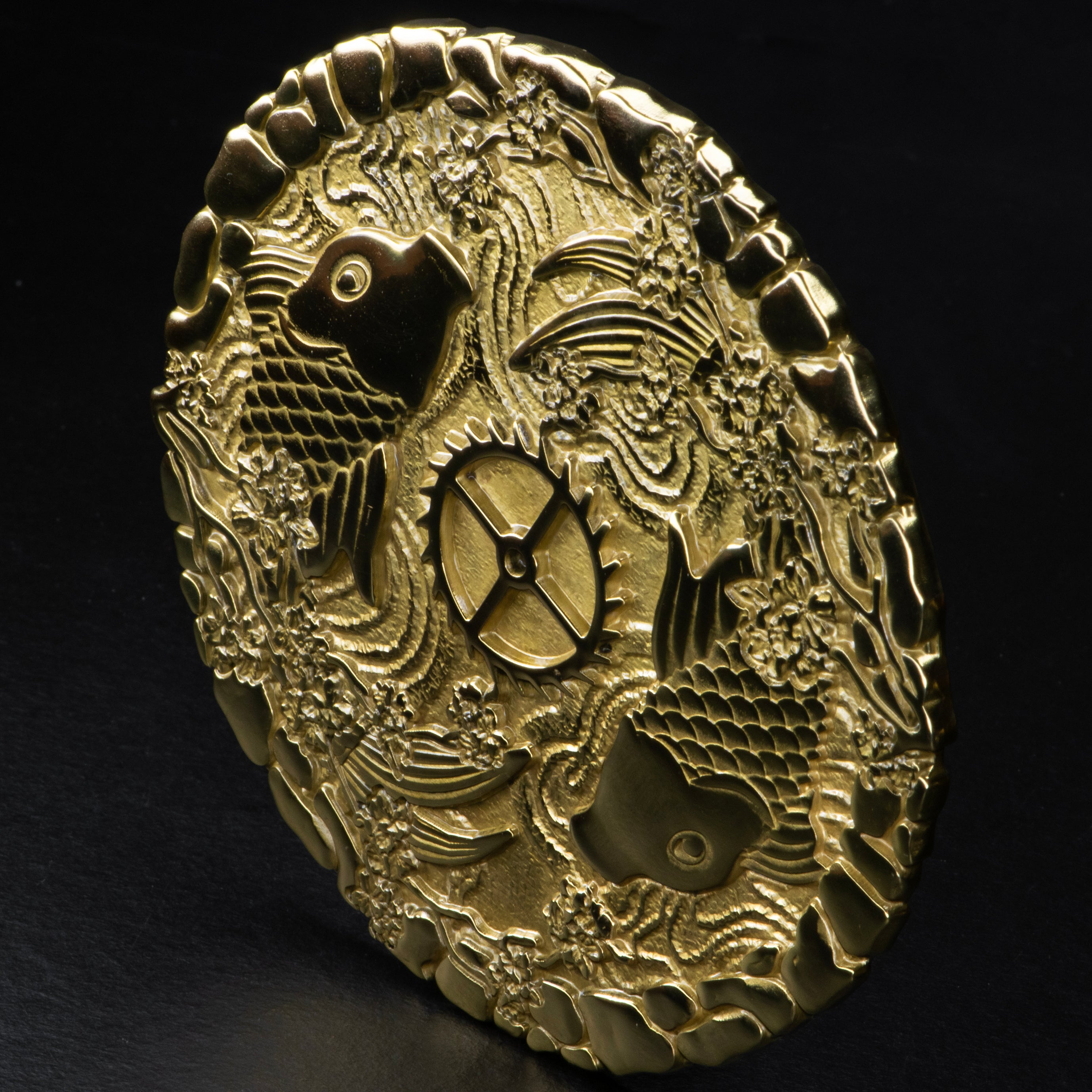 Brass Coaster - TIME & TIDE