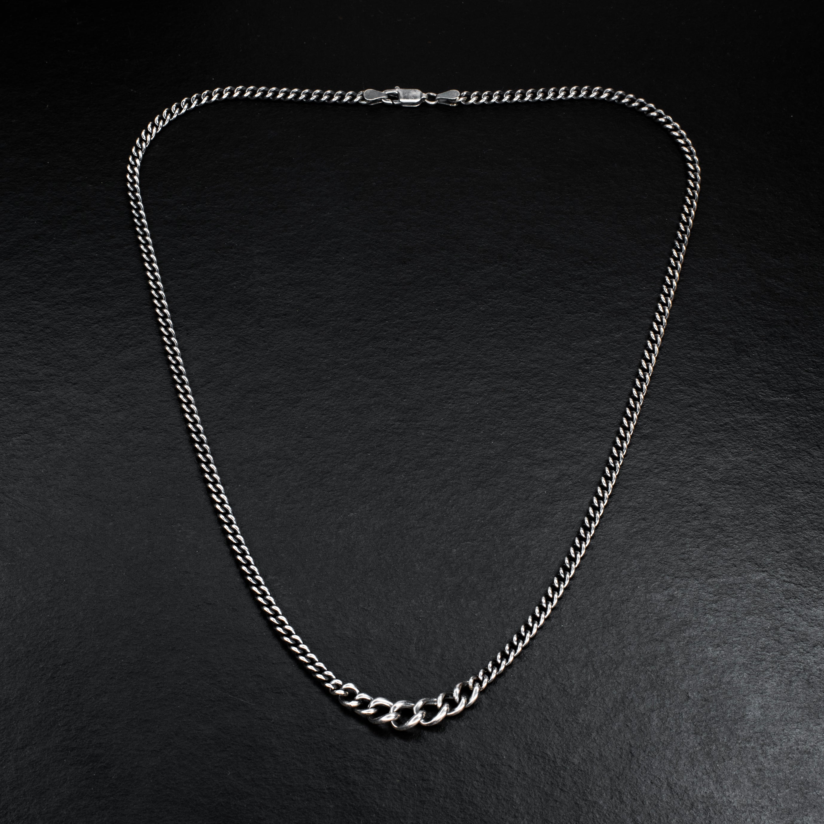 Silver Cuban Chain - GRADIENT LINK