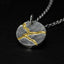 Round Silver Pendant - KINTSUGI - AHW Studio