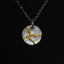 Round Silver Pendant - KINTSUGI - AHW Studio