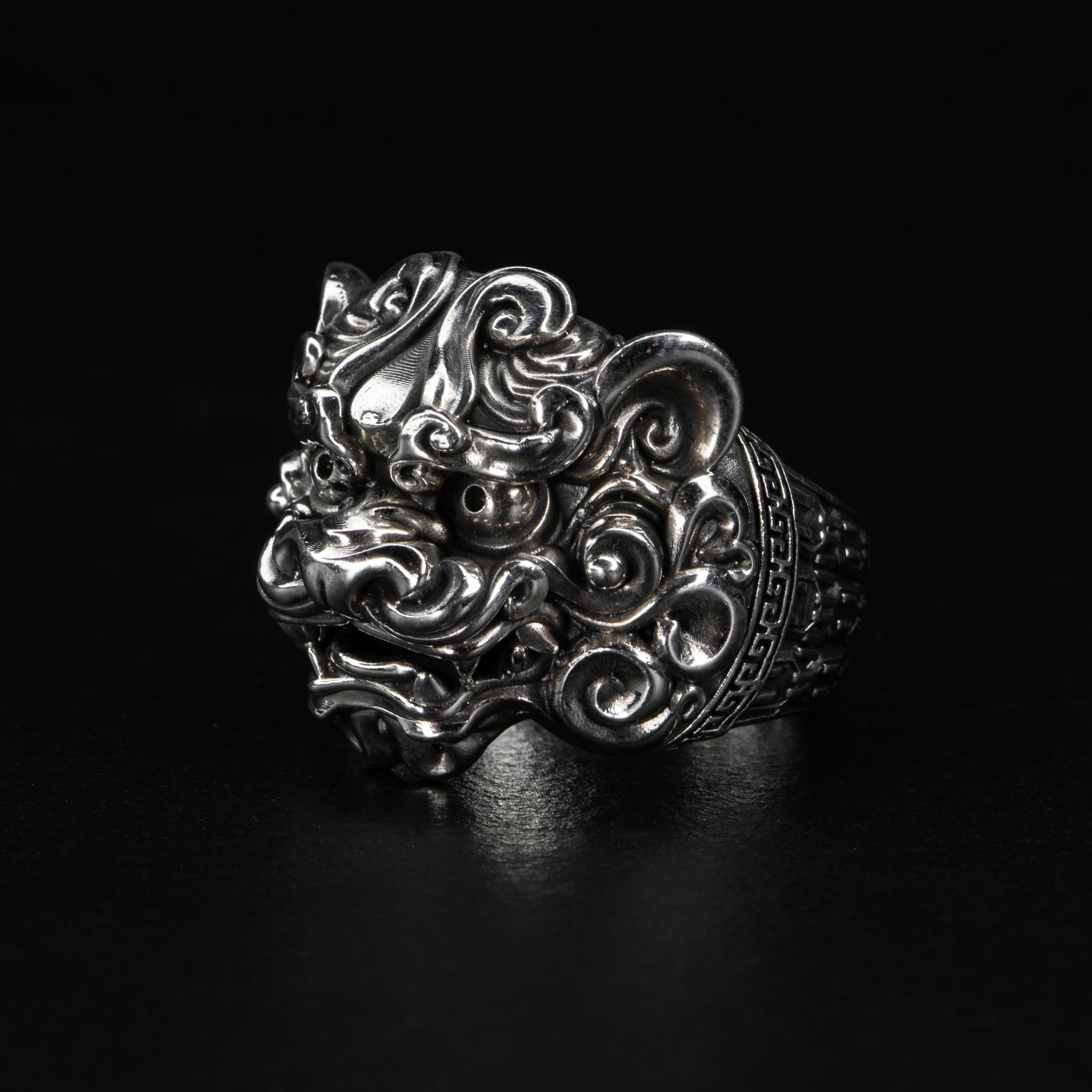 Foo Dog Ring - LION'S GATE - AHW Studio