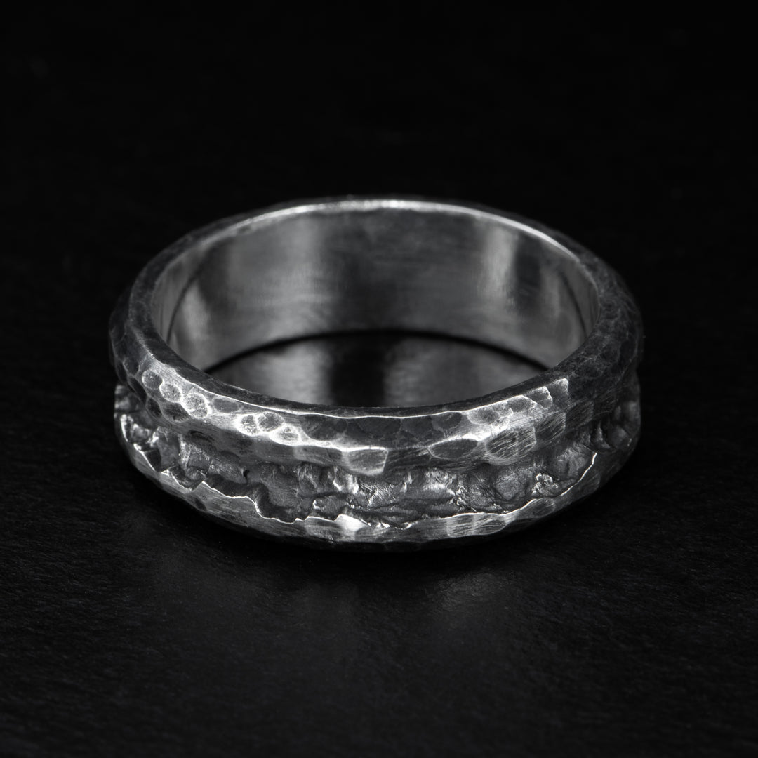 Carved Band Ring - CHASM - AHW Studio