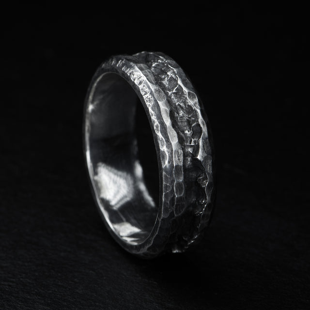 Carved Band Ring - CHASM - AHW Studio