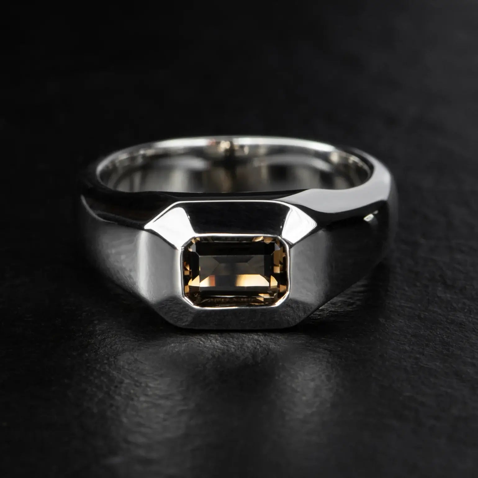 Gemstone Signet Ring - MONARCH - AHW Studio