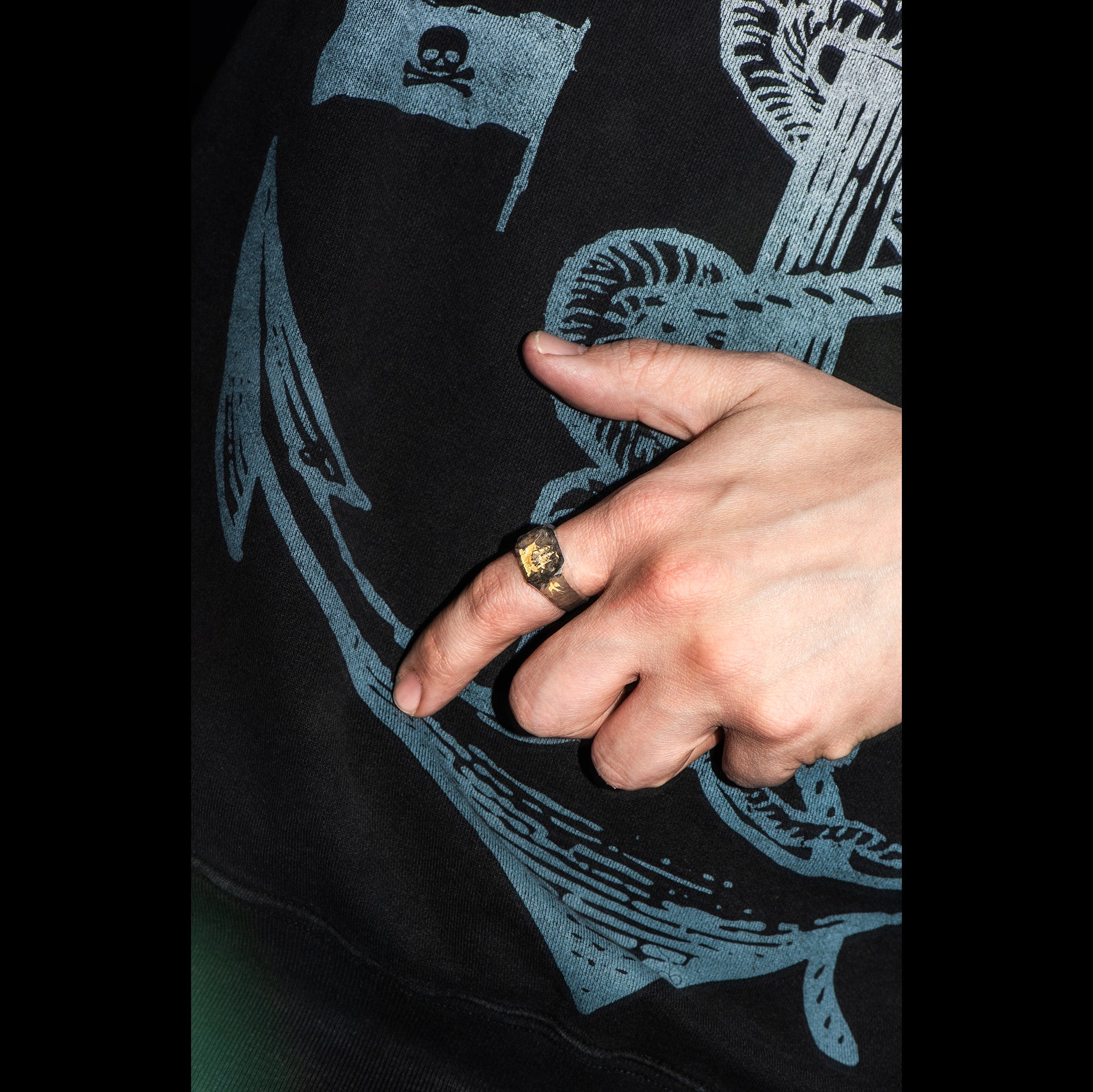 Silver & Gold Ring - VOYAGER - AHW Studio