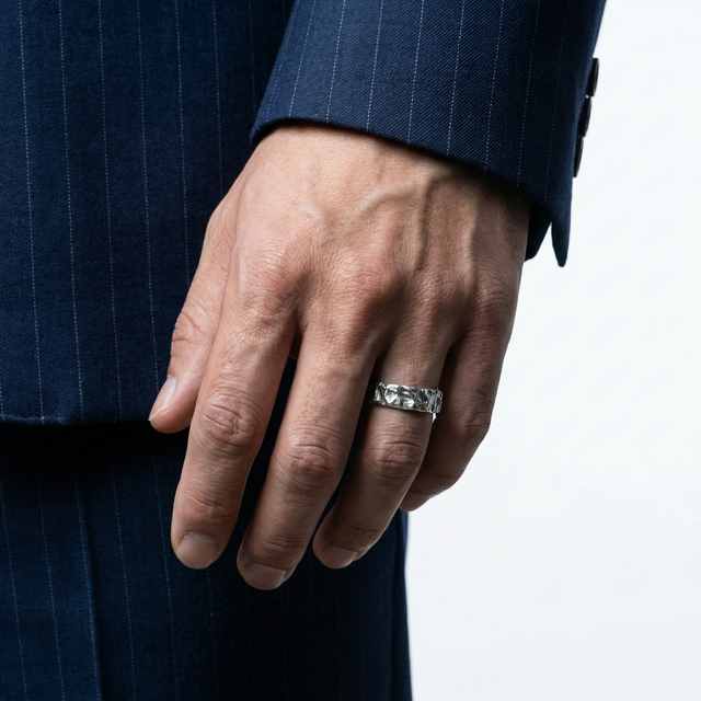 5mm Silver Band - TECTONIC