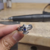 Eagle Sapphire Ring - AQUILA - AHW Studio