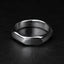 silver band ring
